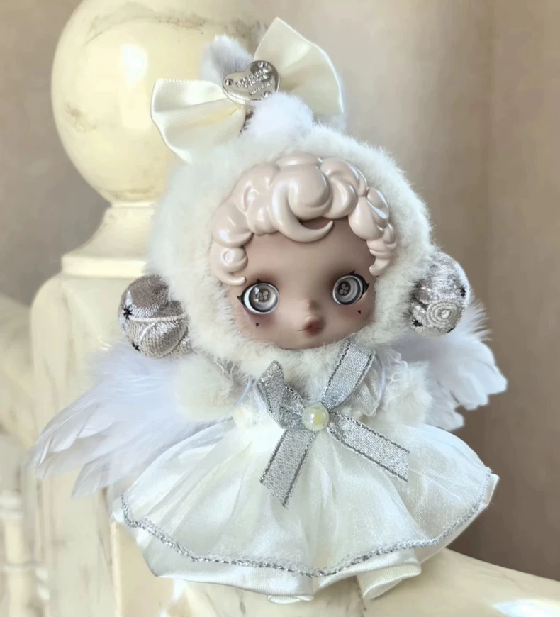 Elegant Skullpanda Doll Outfit: Winter Charm & Sophistication - Image 6