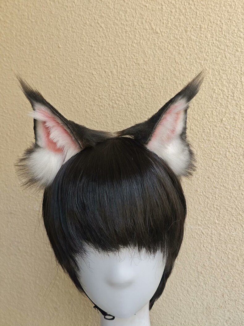 Realistic Brown Cat Ears for Cosplay & Lolita Fashion - Image 3