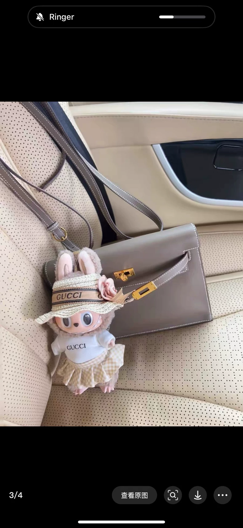 Adorable LABUBU Doll Outfit Set – Hat, Dress & Bag – Festive & Playful Style - Image 8