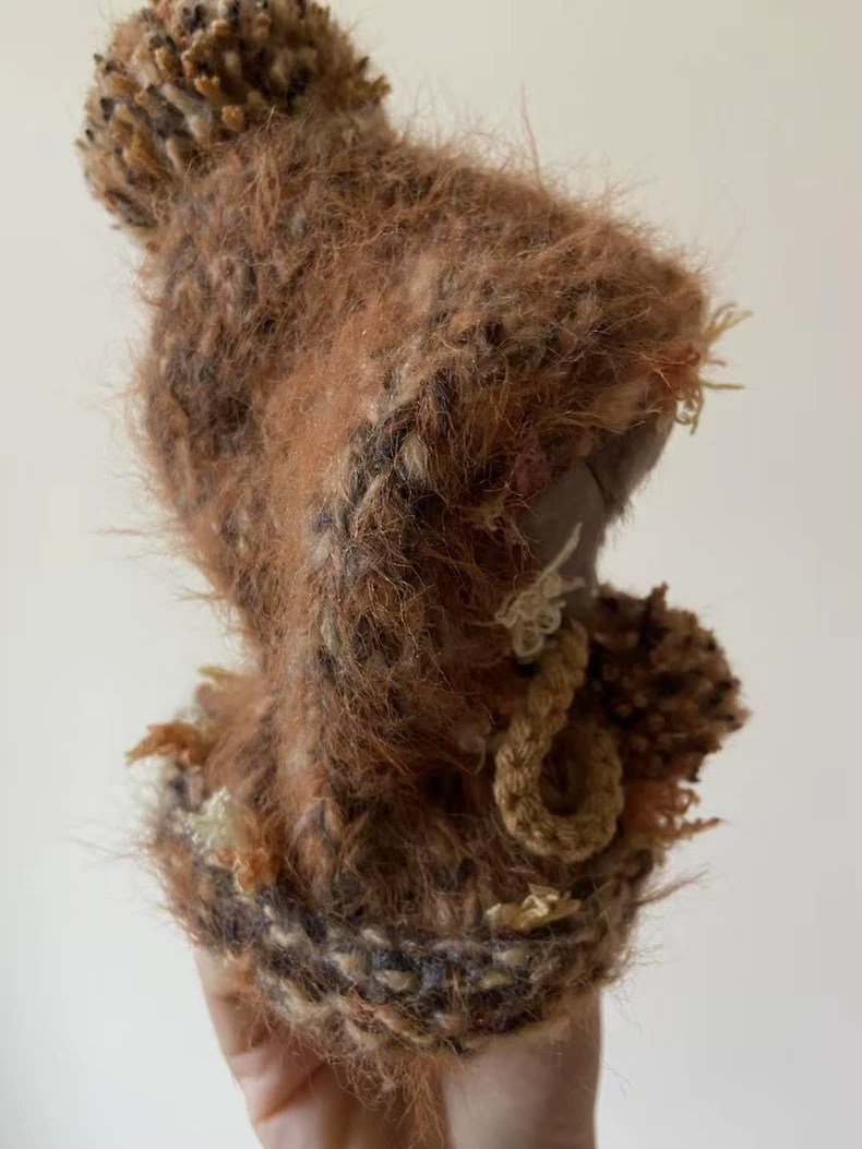 Skullpanda Hooded Cloak for Dolls: Plush, Vibrant & Whimsical Collector's Outfit - Image 4