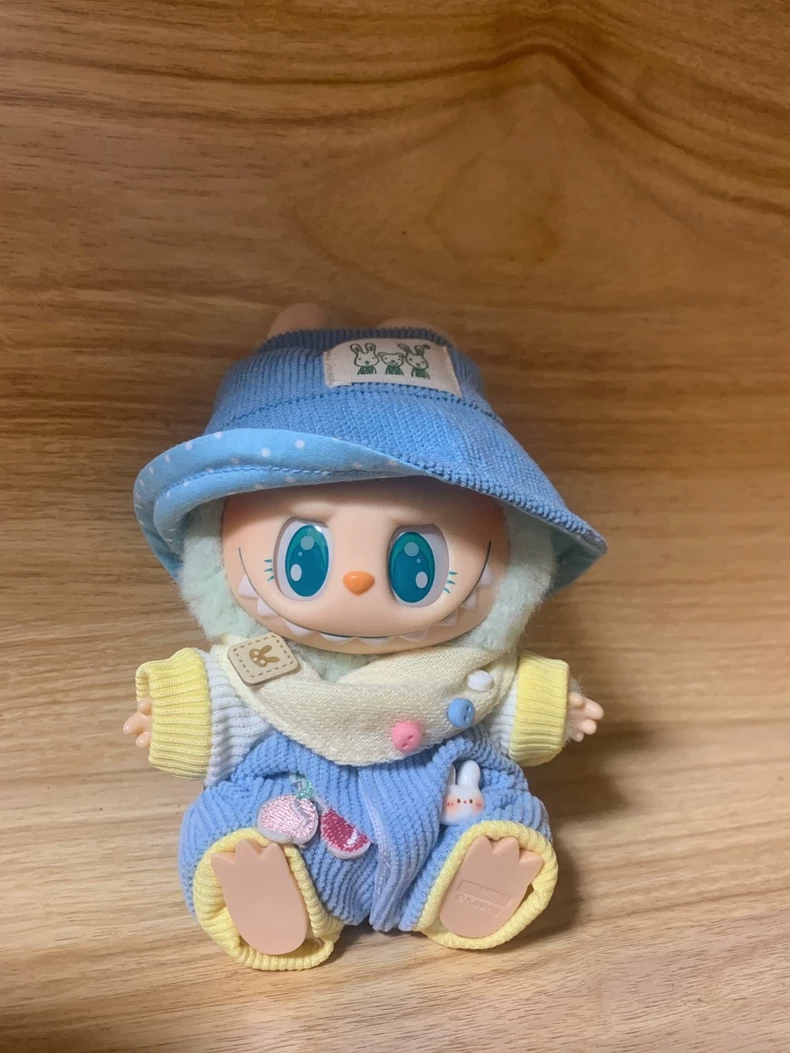 LABUBU Doll Outfit: Cozy Pink Hat, Snug Sweater & Mini Bag – Playful Elegance for Collectible Dolls - Image 2