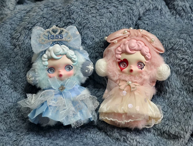 Enchanted Princess Doll Outfit – Sparkling Crown & Lace Elegance for Skullpanda - Image 6