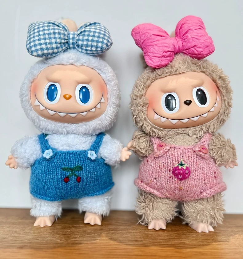 Handmade Knitwear for LABUBU Dolls: Vibrant, Adorable Outfits with Playful Motifs – Perfect Fit & Premium Quality - Image 1
