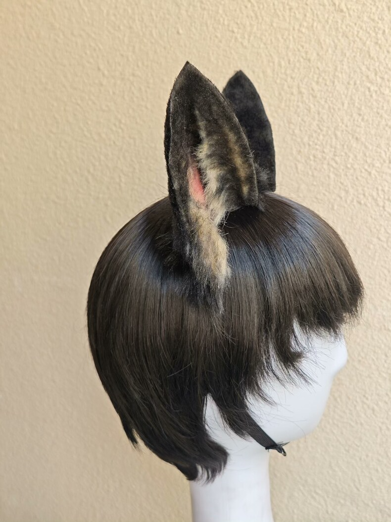 Handmade German Shepherd Ears – Plush Faux Fur Cosplay - Image 4