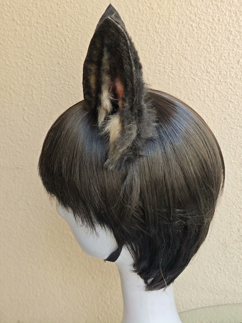 Handmade German Shepherd Ears – Plush Faux Fur Cosplay - Image 5