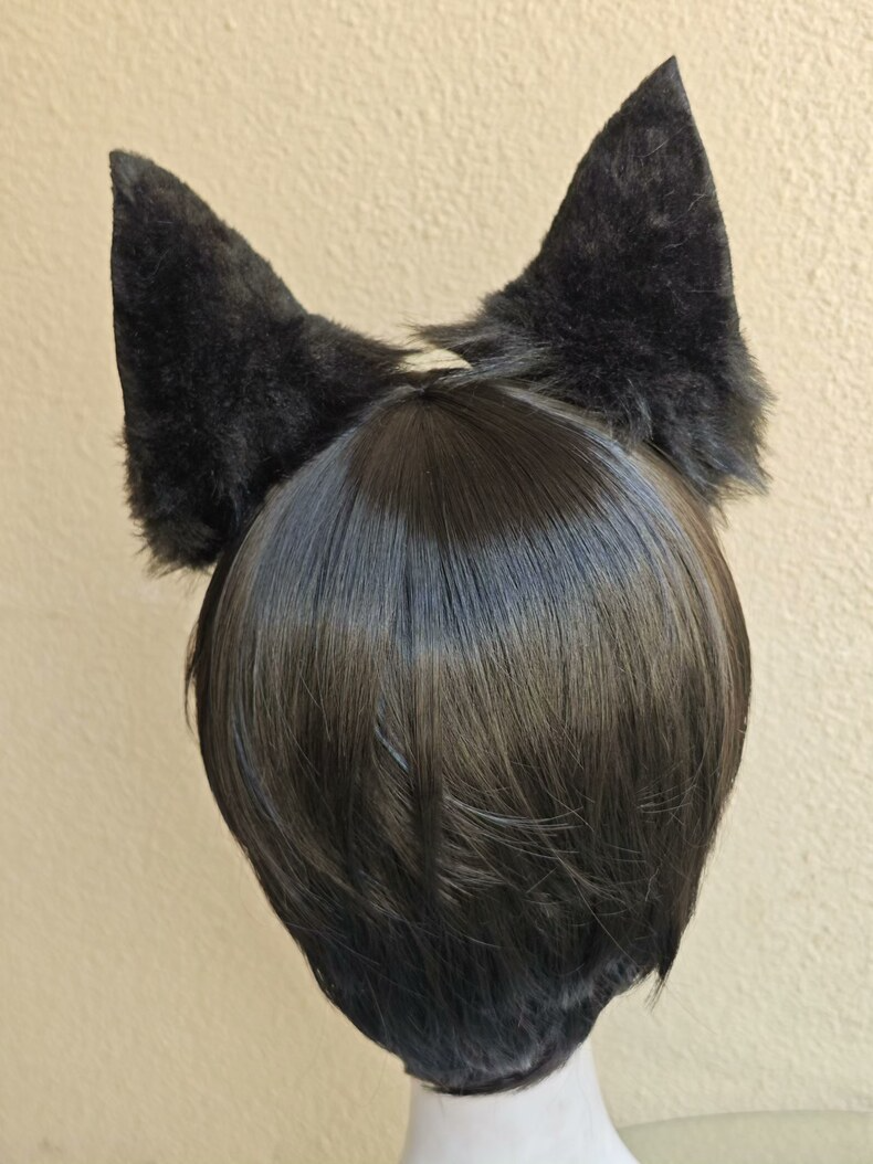 Handmade German Shepherd Ears – Plush Faux Fur Cosplay - Image 6