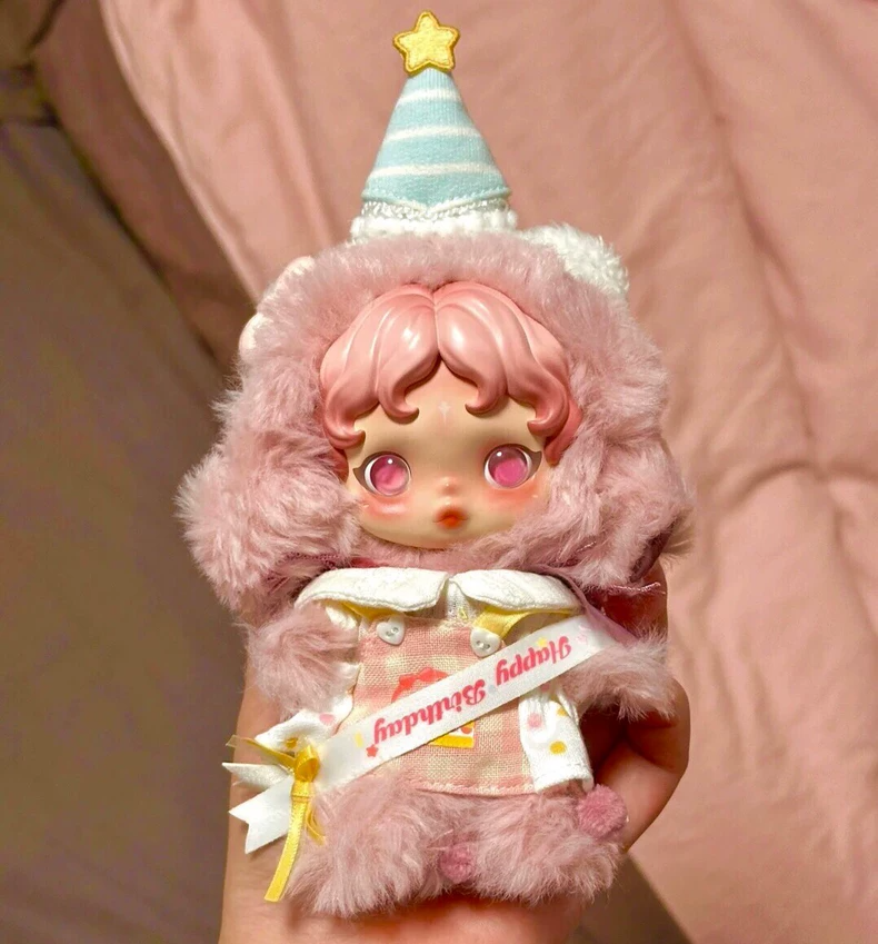 Skullpanda Birthday Outfit: Festive Plush Cake & Hat Theme - Limited Edition Collectible - Image 4