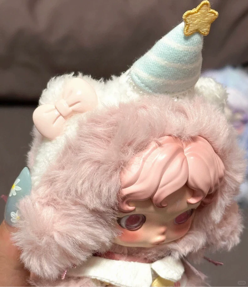 Skullpanda Birthday Outfit: Festive Plush Cake & Hat Theme - Limited Edition Collectible - Image 7