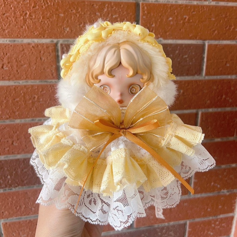 Charming Skullpanda Autumn Outfit for Collectible Dolls – Elegant & Customizable Doll Accessories - Image 7