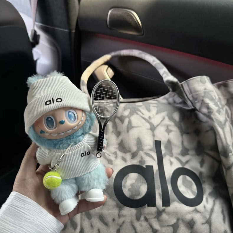 Labubu Tennis Outfit Set: Blind Box Collectible w/ Hat, Shoes & Racket - Image 3