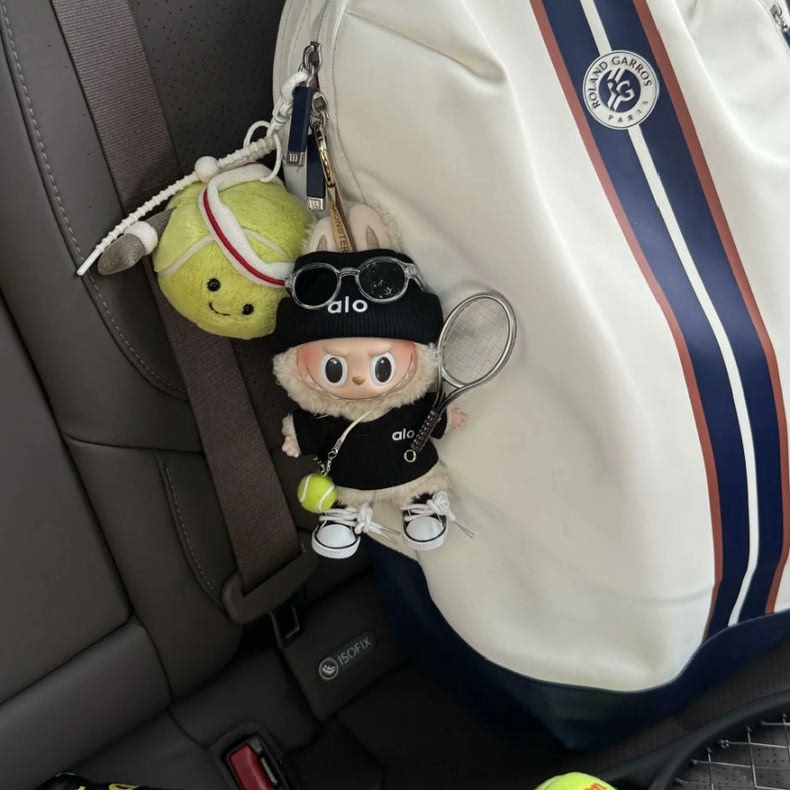 Labubu Tennis Outfit Set: Blind Box Collectible w/ Hat, Shoes & Racket - Image 9