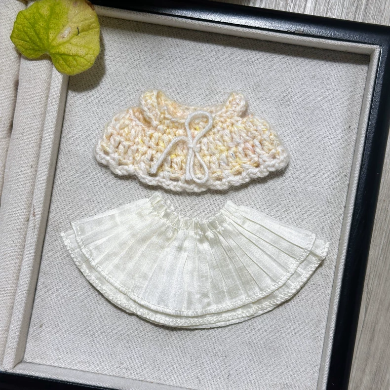 Zsiga BJD 1/8 Delicate Knit & Satin Outfit – Elegant Doll Clothes for Collectors - Image 2