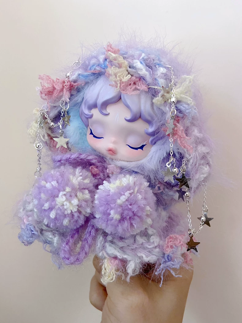Whimsical Skullpanda Plush Outfit: Pastel Fantasy with Adjustable Straps & Star Accents – Perfect for Cosplay & Collectors! - Image 2
