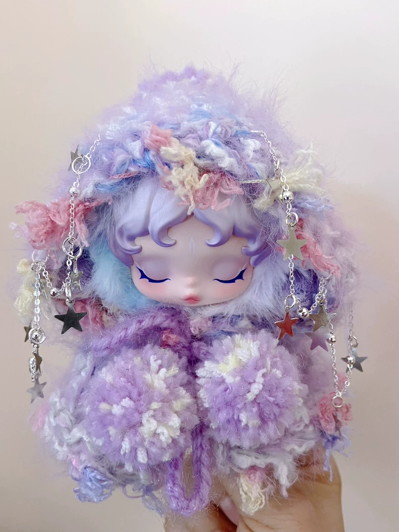 Whimsical Skullpanda Plush Outfit: Pastel Fantasy with Adjustable Straps & Star Accents – Perfect for Cosplay & Collectors! - Image 5