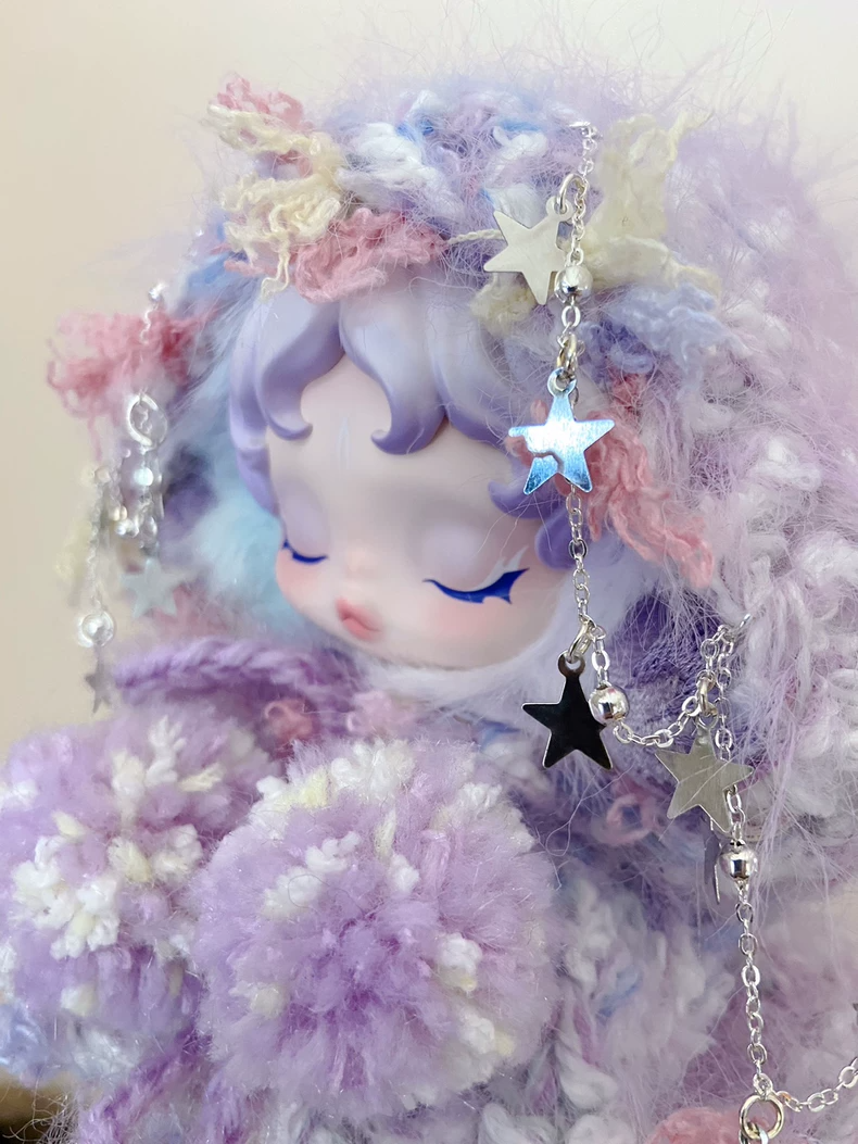 Whimsical Skullpanda Plush Outfit: Pastel Fantasy with Adjustable Straps & Star Accents – Perfect for Cosplay & Collectors! - Image 6