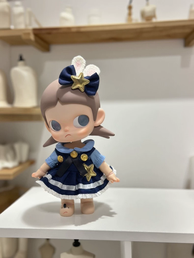 Zsiga 1/8 BJD Judy Hopps Outfit – Elegant Bunny Dress with Gold Accents for Doll Collectors - Image 1