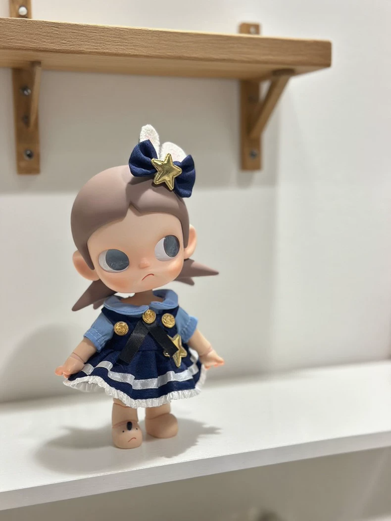Zsiga 1/8 BJD Judy Hopps Outfit – Elegant Bunny Dress with Gold Accents for Doll Collectors - Image 2