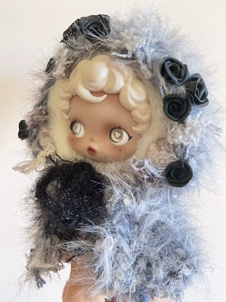 Gothic Skullpanda Outfit: Luxurious, Weather-Resistant & Versatile Doll Clothes for Cosplay & Collectors - Image 1