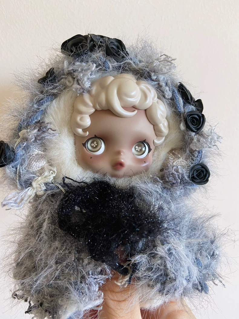 Gothic Skullpanda Outfit: Luxurious, Weather-Resistant & Versatile Doll Clothes for Cosplay & Collectors - Image 3