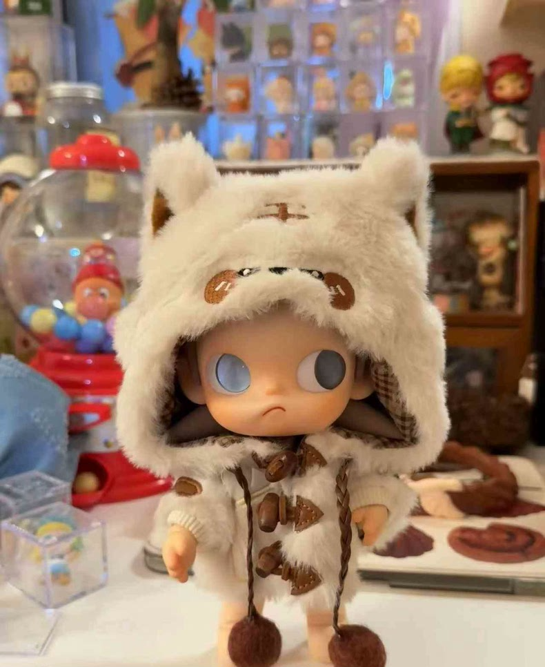 Adorable Tiger Outfit for Zsiga BJD 1/8 Doll - Plush Hood & Tail - Image 7