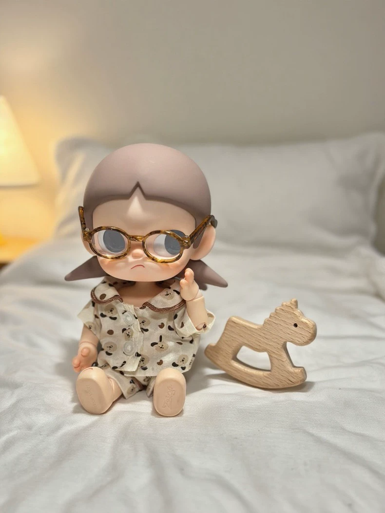 Charming Zsiga BJD 1/8 Sleepwear Outfit: Whimsical Dog-Patterned Doll Clothes - Image 2