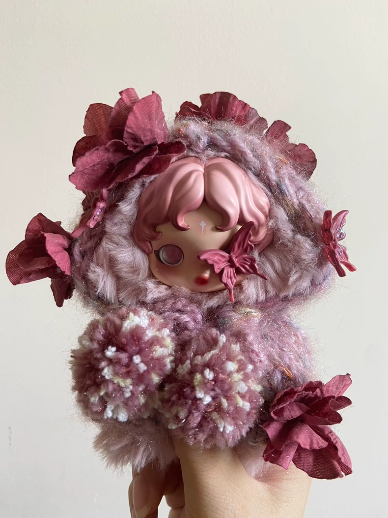 Whimsical Skullpanda Plush Outfit: Soft, Sparkling & Handcrafted for Collectors & Enthusiasts - Image 2