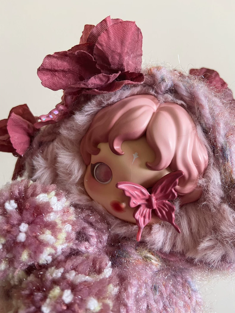 Whimsical Skullpanda Plush Outfit: Soft, Sparkling & Handcrafted for Collectors & Enthusiasts - Image 3