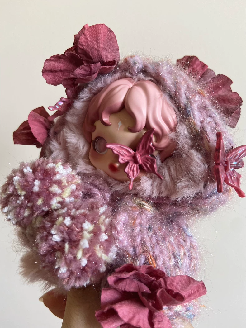 Whimsical Skullpanda Plush Outfit: Soft, Sparkling & Handcrafted for Collectors & Enthusiasts - Image 4