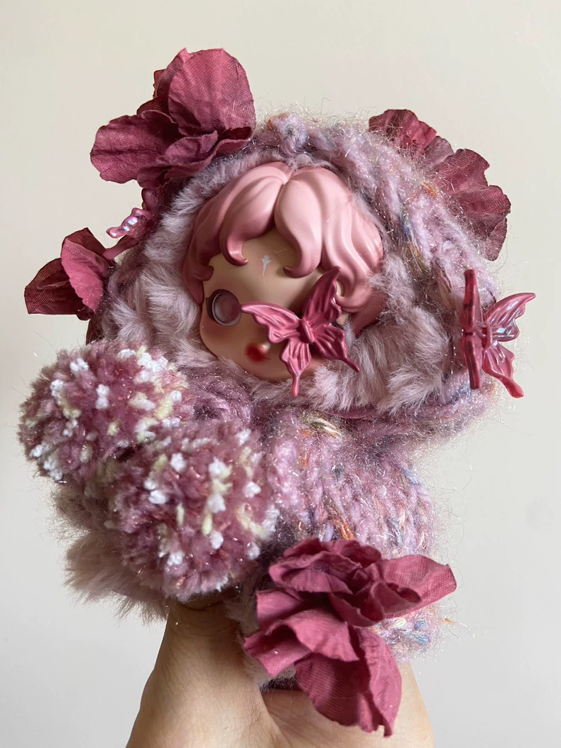 Whimsical Skullpanda Plush Outfit: Soft, Sparkling & Handcrafted for Collectors & Enthusiasts - Image 8