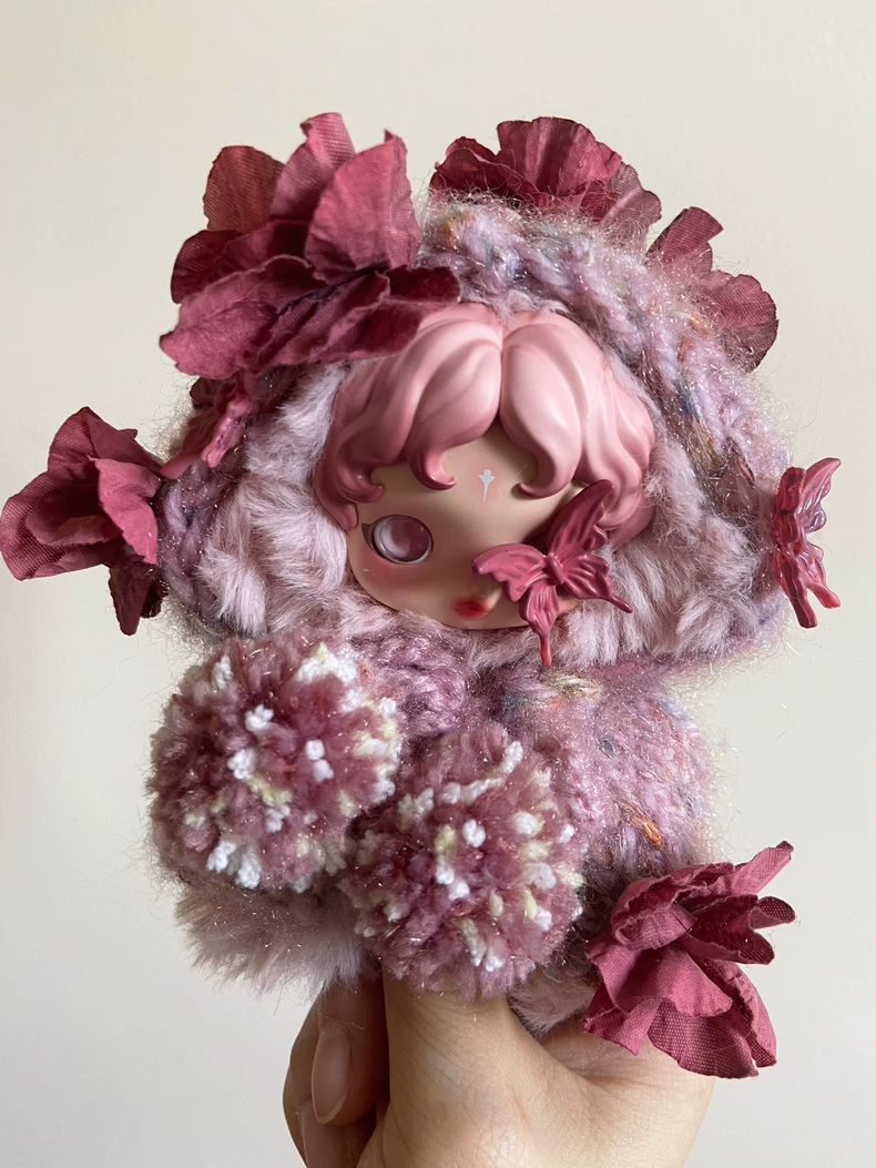 Whimsical Skullpanda Plush Outfit: Soft, Sparkling & Handcrafted for Collectors & Enthusiasts - Image 9
