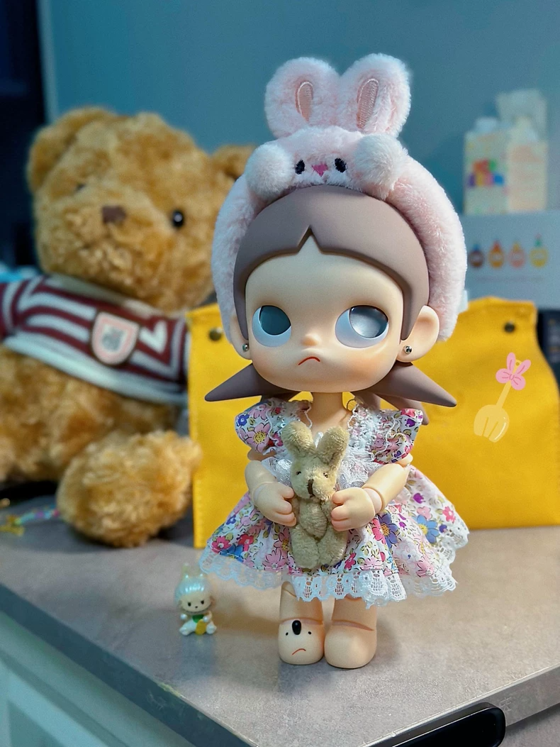 Charming Floral Zsiga BJD 1/8 Dress - Adjustable, Durable & Perfect for Doll Photography & Collections - Image 1