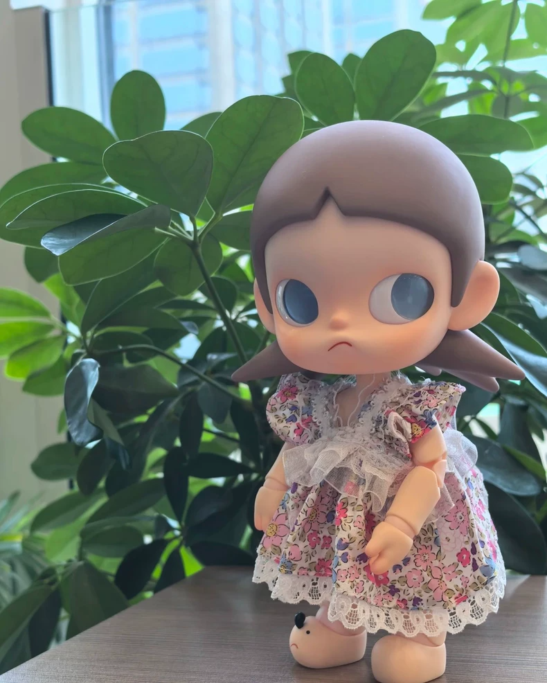 Charming Floral Zsiga BJD 1/8 Dress - Adjustable, Durable & Perfect for Doll Photography & Collections - Image 3