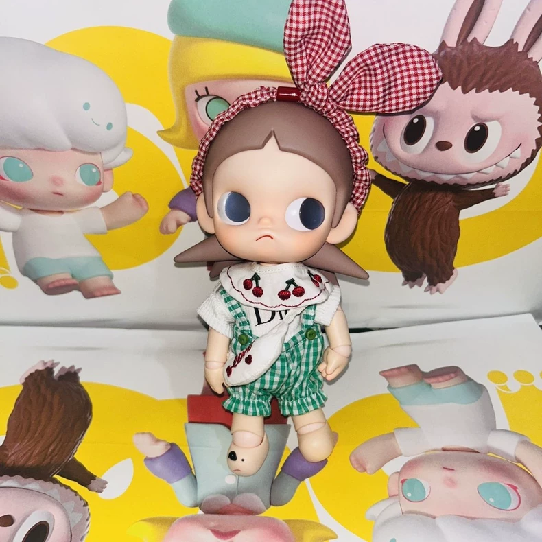 Zsiga BJD 1/8 Doll Outfit - Pastel Playful Charm with Modular Customization & Cherry Motifs for Creative Collectors - Image 1