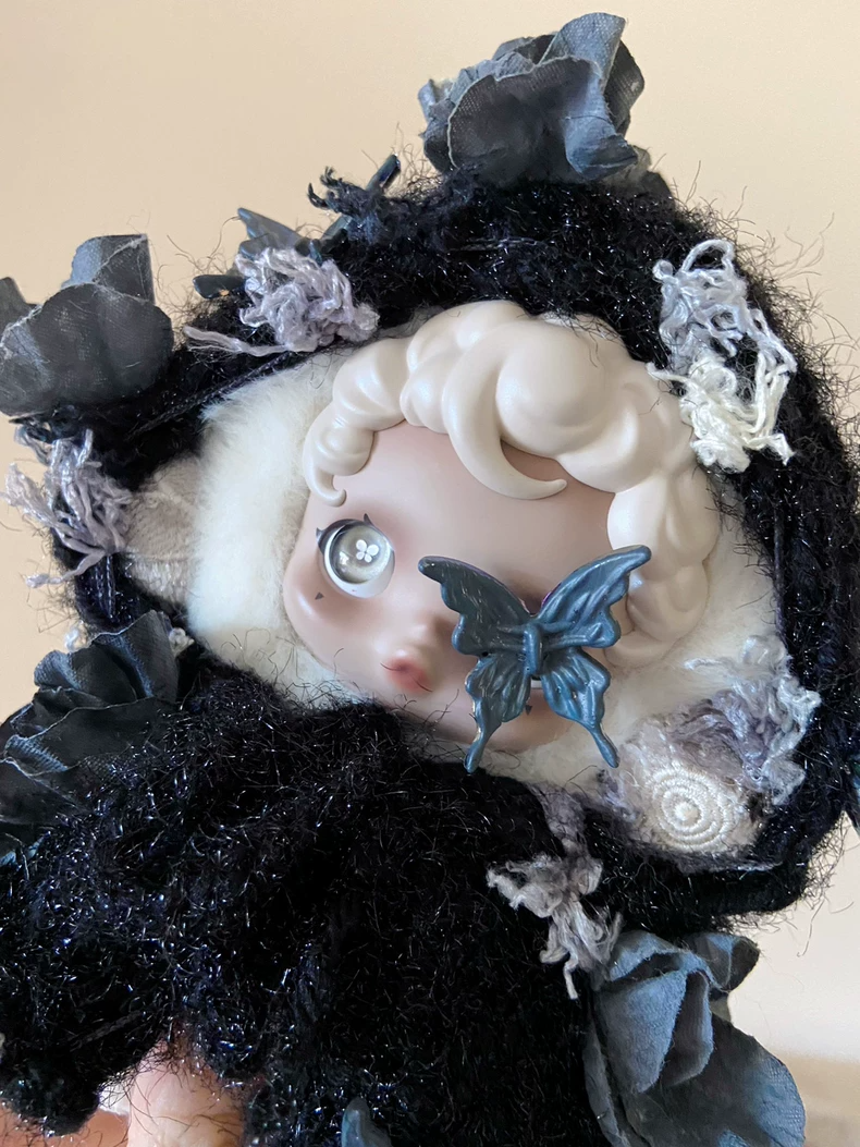 Gothic Elegance Skullpanda Outfit – Plush, Luxe & Bold Fashion Statement - Image 2