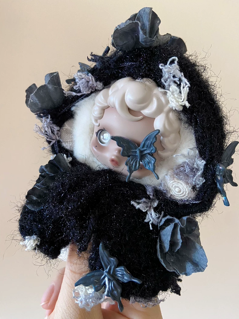 Gothic Elegance Skullpanda Outfit – Plush, Luxe & Bold Fashion Statement - Image 3