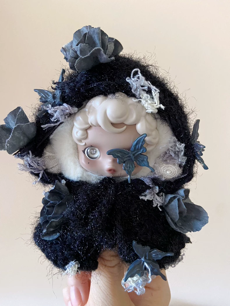 Gothic Elegance Skullpanda Outfit – Plush, Luxe & Bold Fashion Statement - Image 4