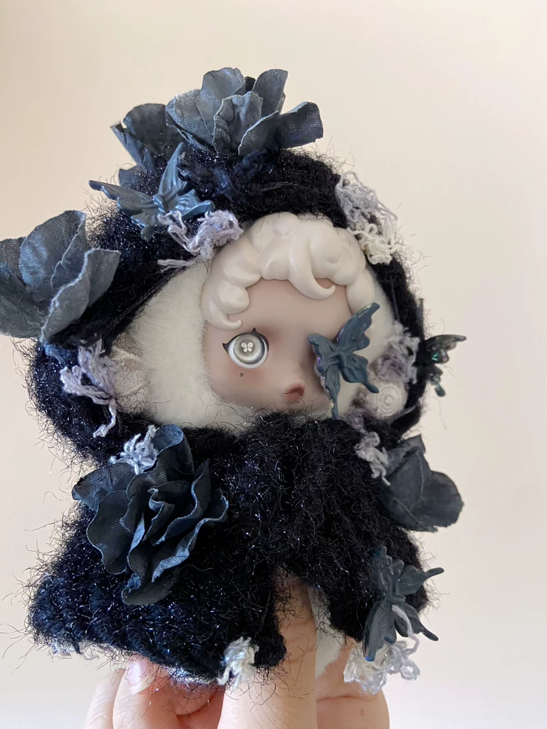 Gothic Elegance Skullpanda Outfit – Plush, Luxe & Bold Fashion Statement - Image 5