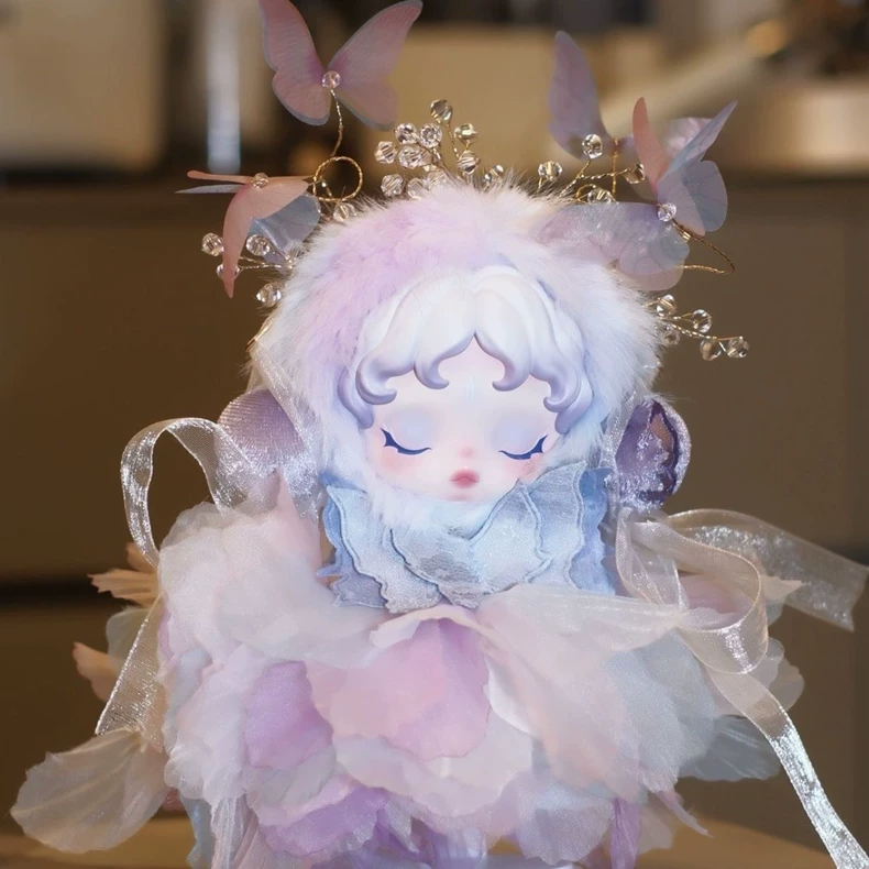 Enchanted Skullpanda Winter Outfit – Whimsical Pastel Doll Clothes for Collectors - Image 1