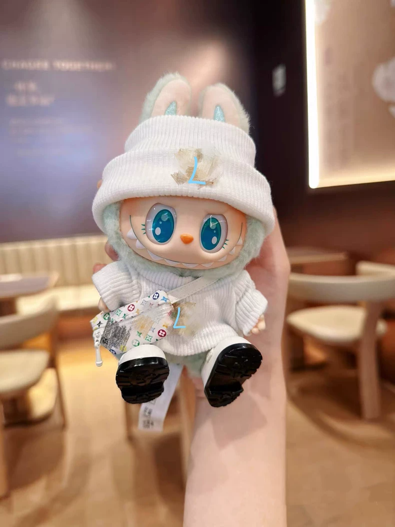 Soft Plush LABUBU Fashion Outfit – Pastel Playful Charm, Adjustable & Stylish for Collectors - Image 2