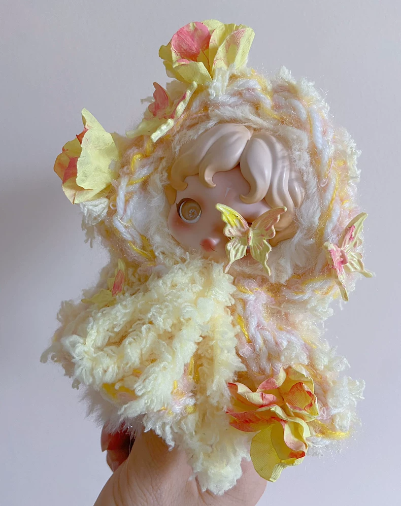 Whimsical Skullpanda Hooded Cloak – Plush, Magical & Vibrant Cosplay Outfit - Image 2
