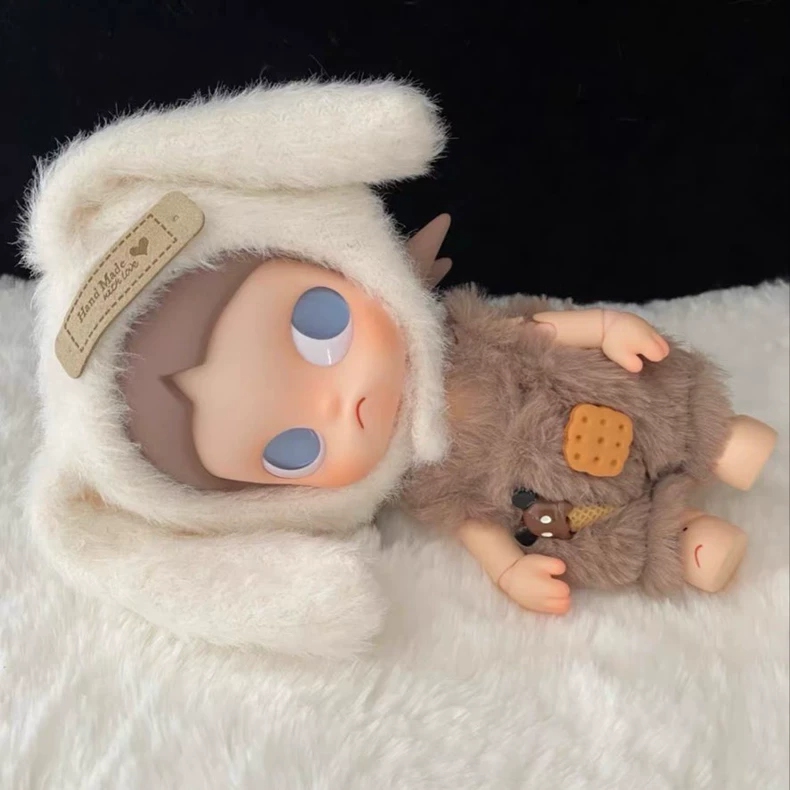 Adorable Bunny-Themed Zsiga BJD 1/8 Doll Outfit with Plush Headpiece & Cozy Textured Garment for Collectors - Image 2