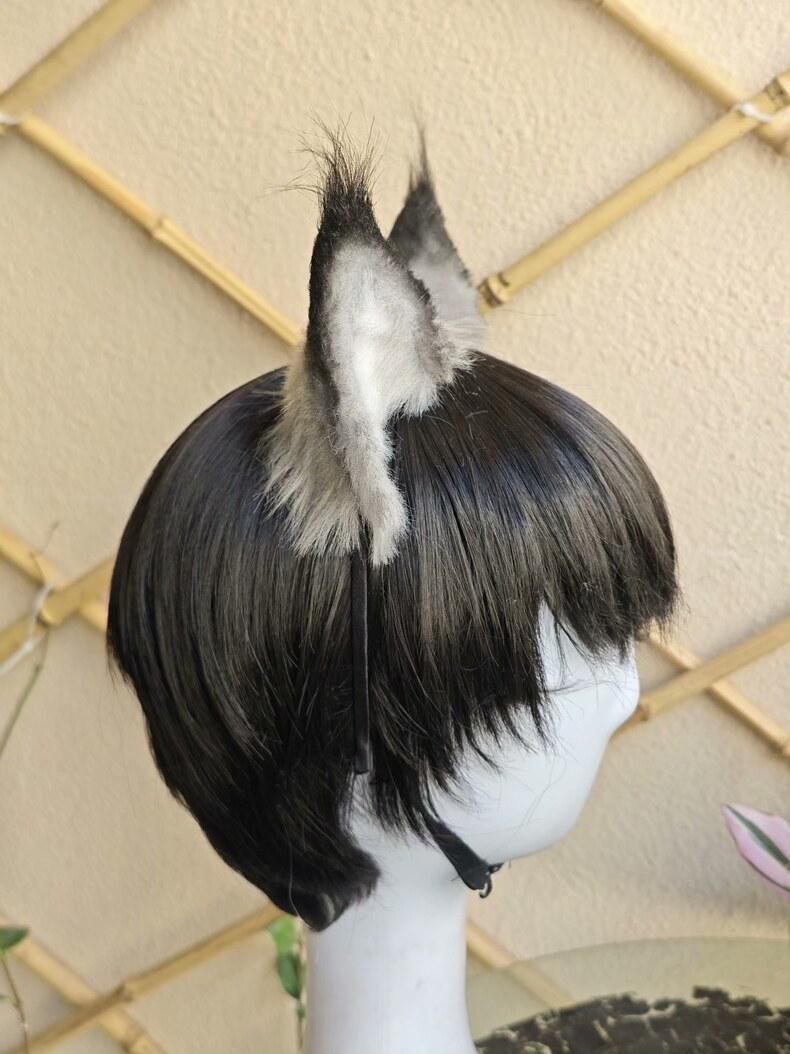 Realistic Lynx Faux Fur Ears for Cosplay - Image 4