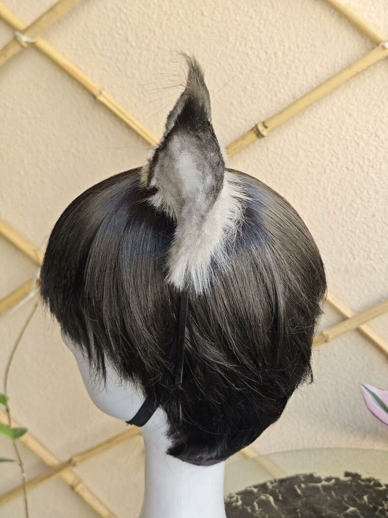 Realistic Lynx Faux Fur Ears for Cosplay - Image 6