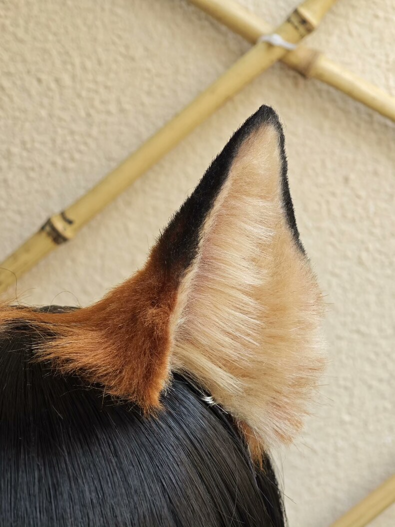 Handmade Realistic Fox Ears for Cosplay – Plush & Durable - Image 2