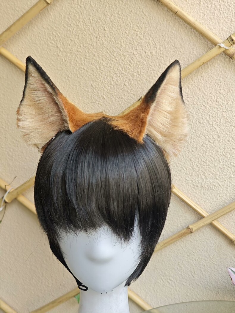 Handmade Realistic Fox Ears for Cosplay – Plush & Durable - Image 3