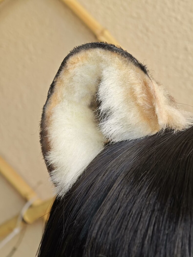 Luxury Leopard Plush Ears – Handmade Cosplay Accessory - Image 1