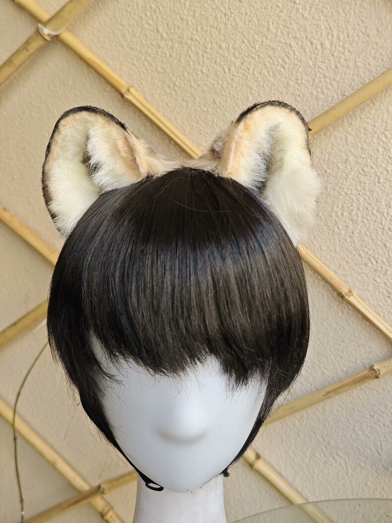Luxury Leopard Plush Ears – Handmade Cosplay Accessory - Image 3