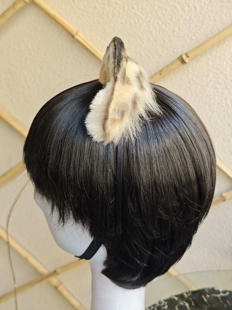 Luxury Leopard Plush Ears – Handmade Cosplay Accessory - Image 6