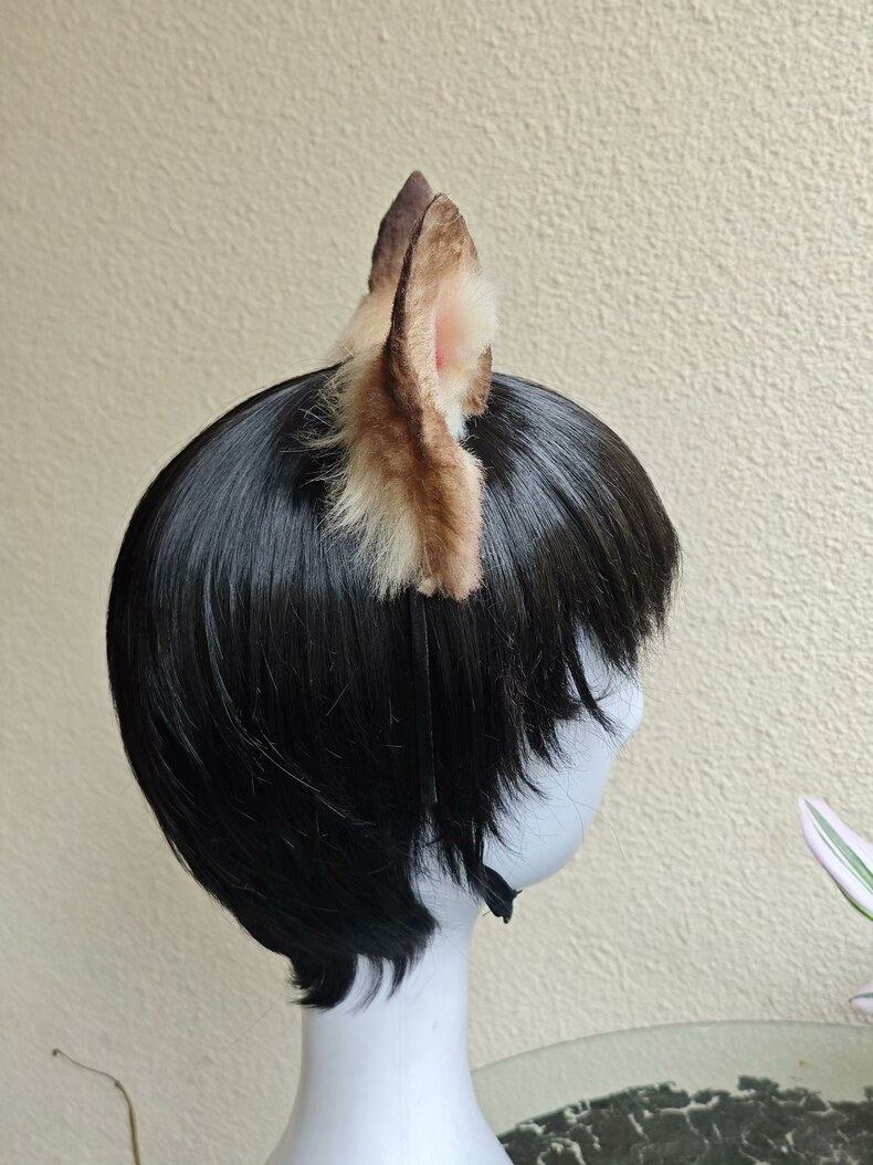 Handmade Realistic Wolf/Dog Ears – Plush Cosplay Accessory - Image 4
