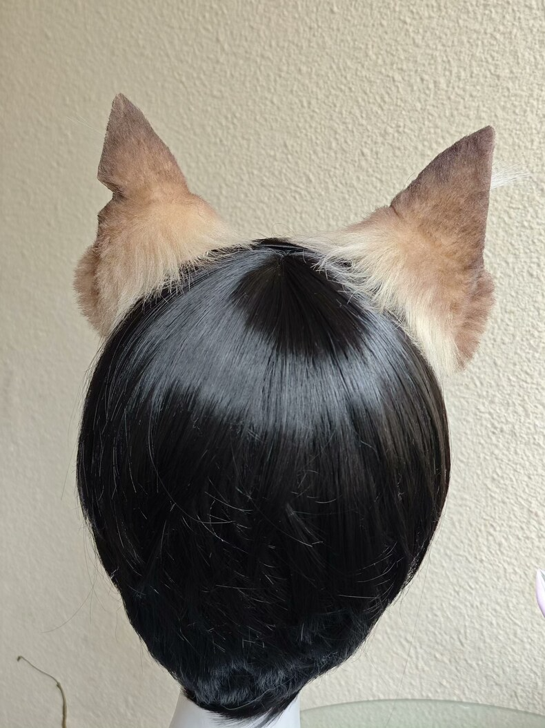 Handmade Realistic Wolf/Dog Ears – Plush Cosplay Accessory - Image 5